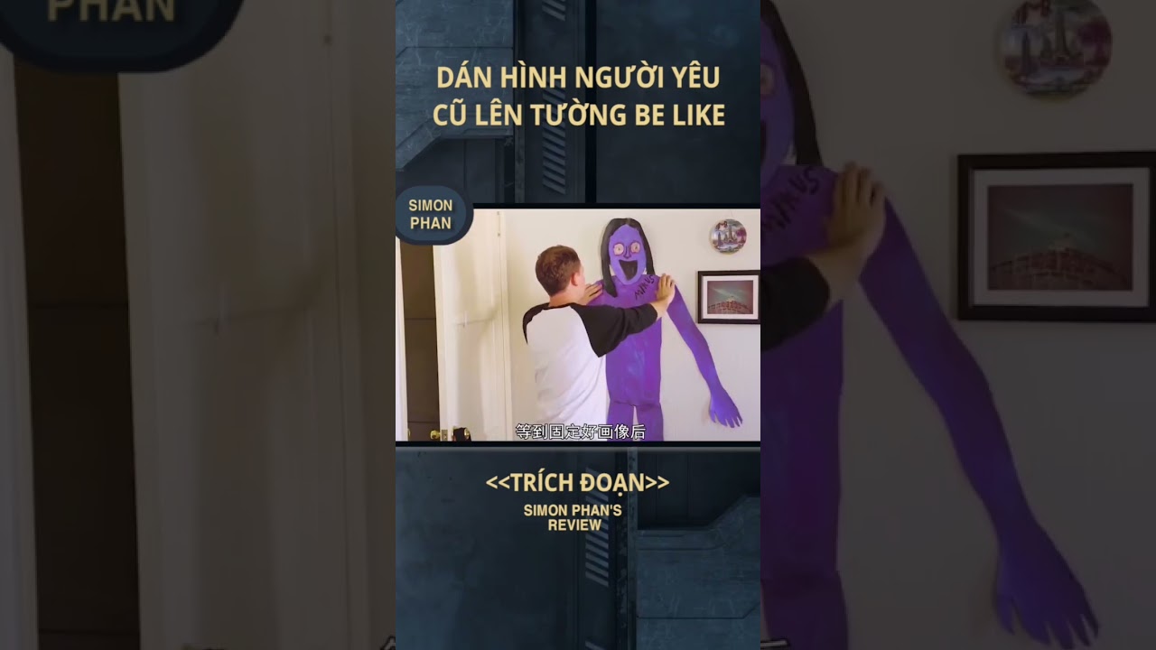 ⁣SIMON Channel I Chuyện kinh dị về việc dán hình người yêu cũ tím lịm tìm sim! #Shorts