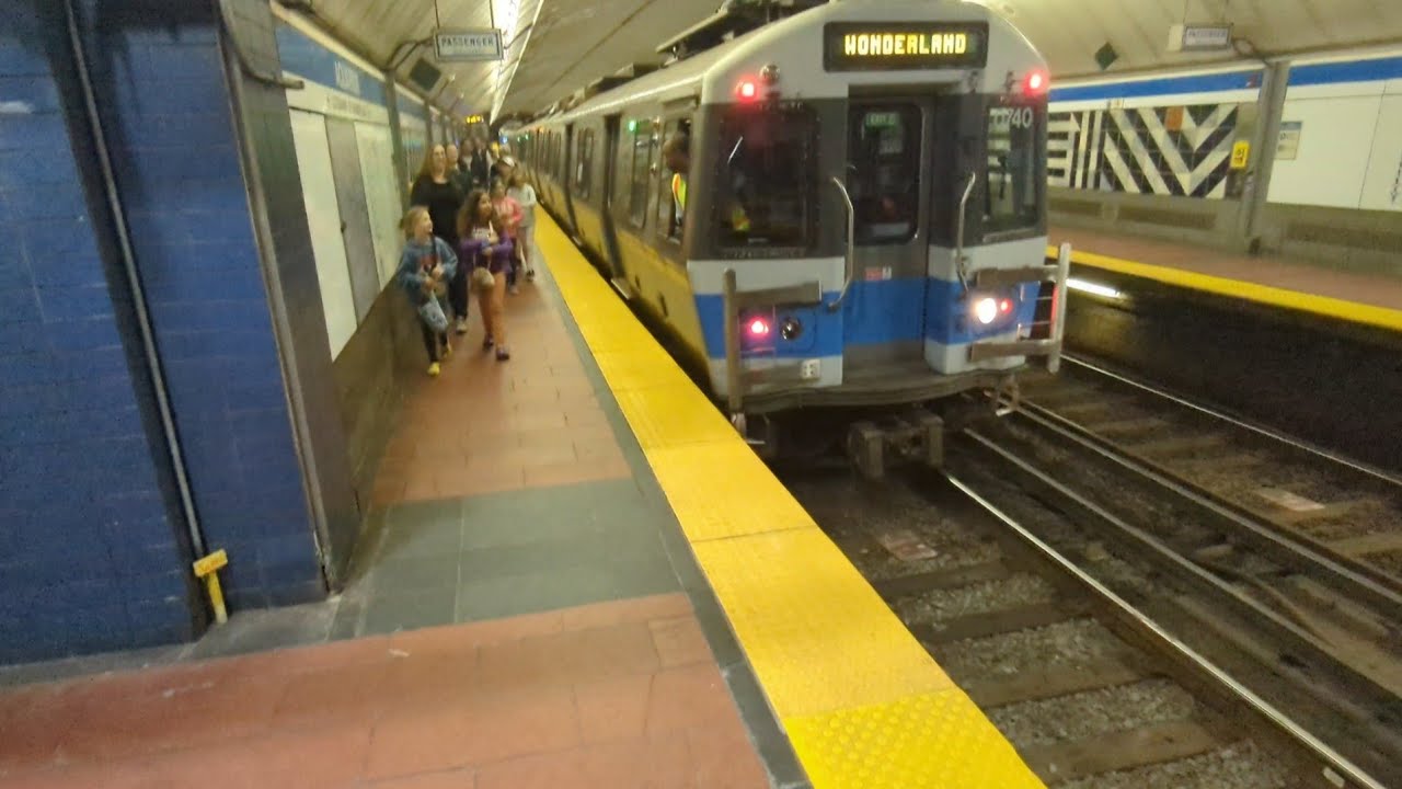 MBTA Boston Subway Aquarium Station YouTube