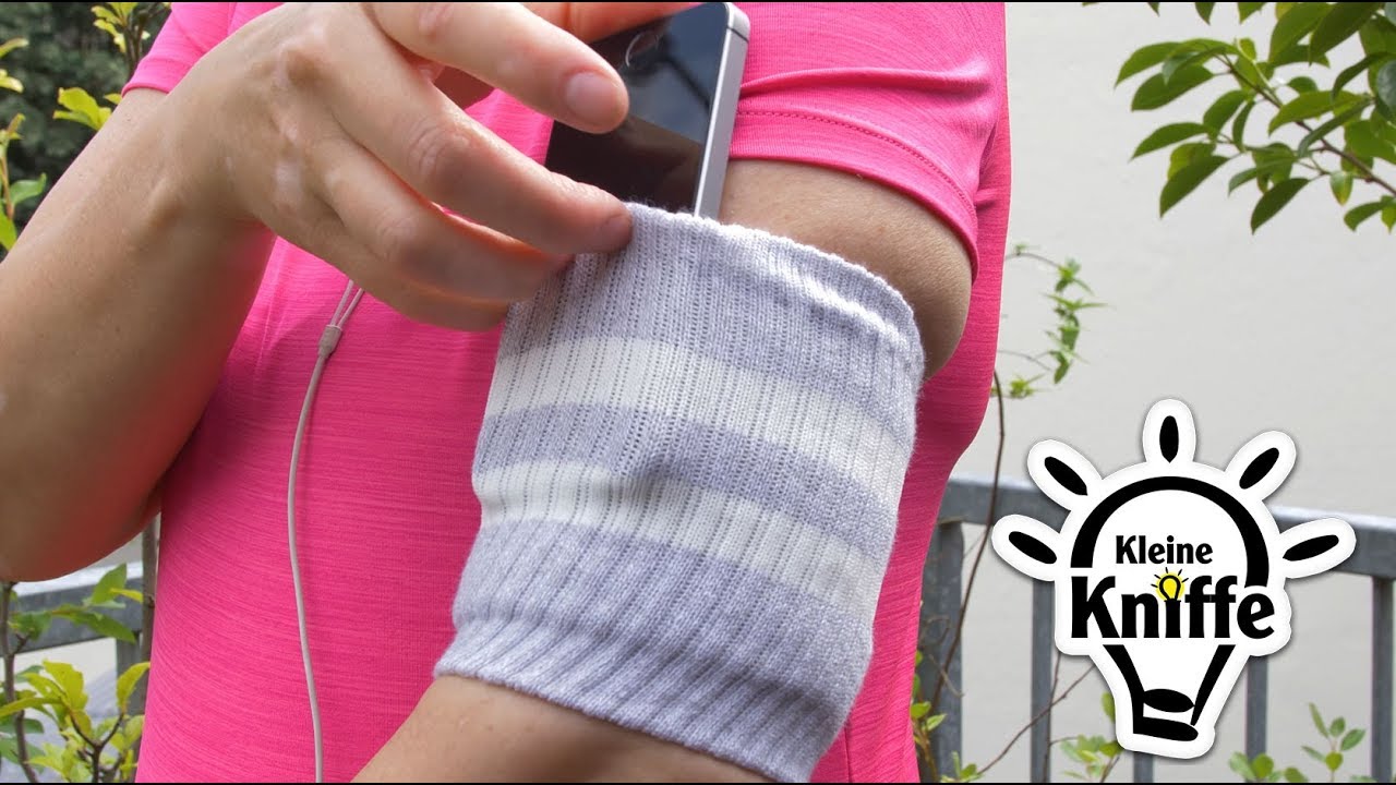 Kleine Kniffe - Handy Aufbewahrung beim Joggen