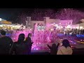 Christmas snowy dancing fountain in SOHO Square - sharm el sheikh
