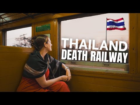 THE DEATH RAILWAY to HELLFIRE PASS! Kanchanaburi to Nam Tok 🇹🇭 Thailand Travel Vlog 2023