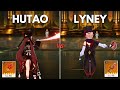 Hutao vs lyney  who is the best pyro dps  genshin impact 