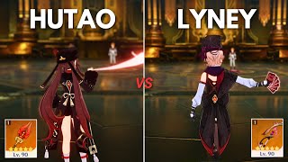 HuTao vs Lyney  Who is the Best Pyro DPS [ Genshin Impact ]