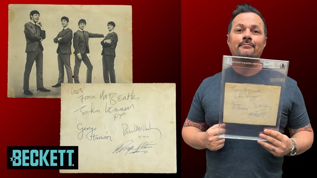 The Beatles Superb Group Signed 1963-64 Star Pics Promotional Photograph Beckett/BAS Encapsulated