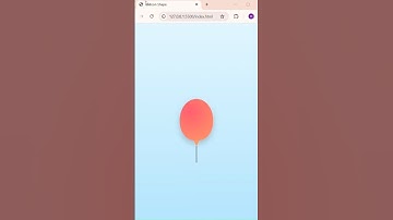Balloon Animation using HTML & CSS