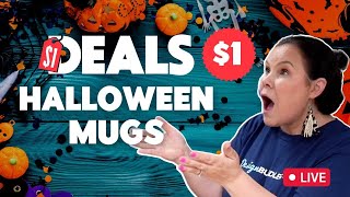 $1 Halloween Mugs with Cricut Mug Press