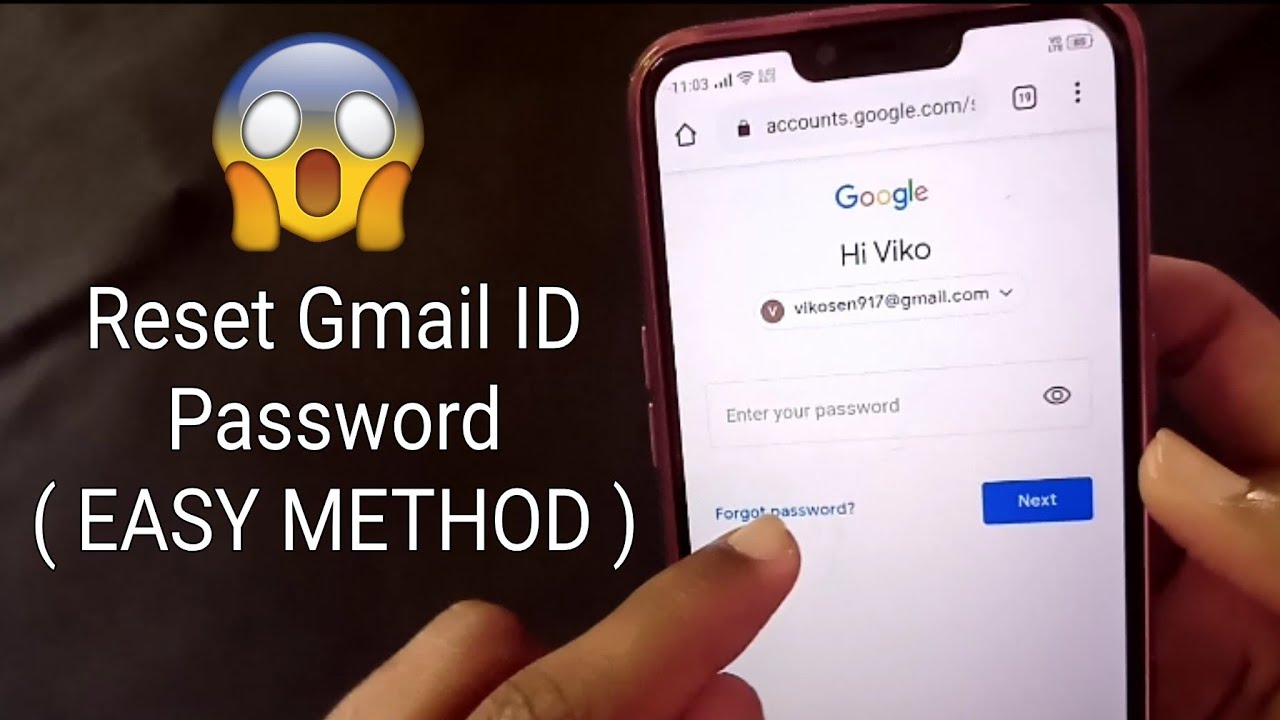 forgot password gmail  Update  How to Reset Gmail Password if Forgotten 2020 || Reset Gmail ID Password