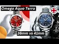 Omega Aqua Terra 38mm vs 41mm | Which is best for you