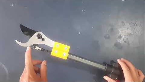 HƯỚNG DẪN SỬ DỤNG KÉO PIN CẮT  CÀNH TRÊN CAO 3M CỦA GOODS PERFECT HÀN QUỐC