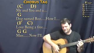 Dog Named Boo (Lobo) Guitar Lesson Chord Chart in G with Chords/Lyrics