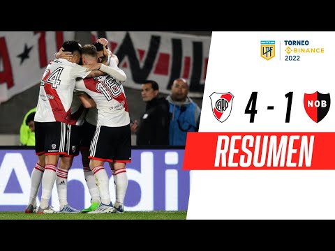 ¡DOBLETE DE SOLARI Y GOLEADA MILLONARIA ANTE LA LEPRA! | River 4-1 Newell's | RESUMEN