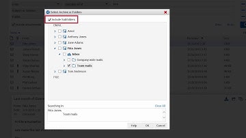 Running an advanced search