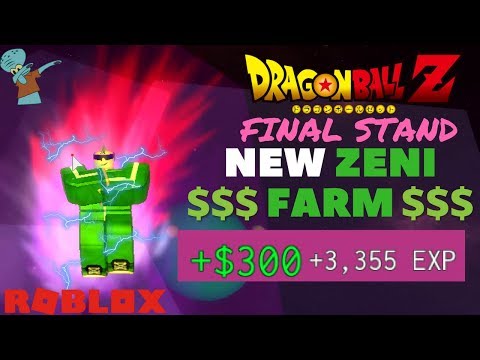 Roblox Dragon Ball Z Final Stand New Zeni Farm Met - 