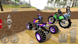 Motocross Dirt speed Quad Bike driving 3d Exteme Off-Road #12 - Offroad Outlaws Android Gameplay screenshot 5