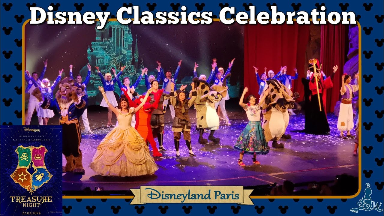 [Disneyland Paris 4K] Disney Classics Celebration - Treasure Night 22-03-2024