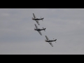Amazing P-51 Mustang aerobatics - The Horsemen - P51's 'Frenesi', 'The Shark' & 'Berlin Express'