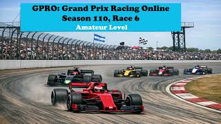 Season 110, Race 6 - Rafaela Oval, Argentina - GPRO: Grand Prix Racing Online