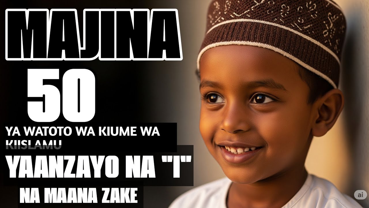HAYA HAPA MAJINA YA WATOTO WA KIUME WA KIISLAMU YANAYOANZIA NA 