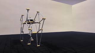 Strandbeest simulation (Jansen's Linkage)