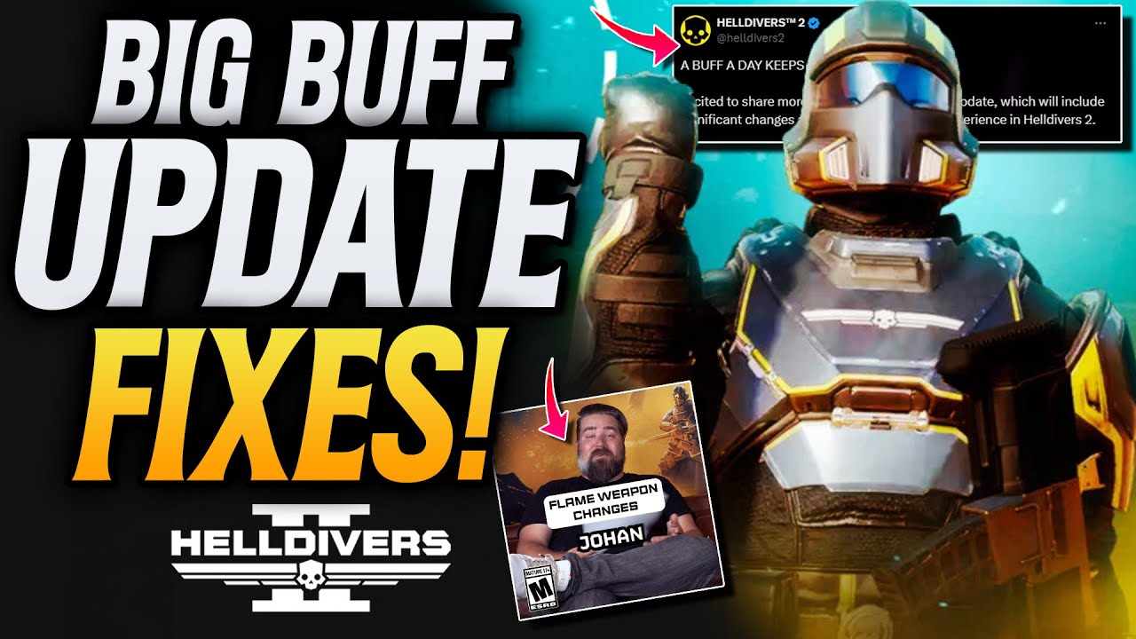 Helldivers 2 BIG BUFF Update Fix With This! But Will It Work!? - YouTube