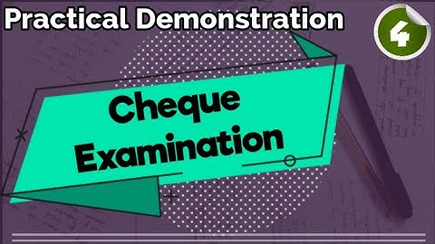 Cheque Examination | Practical Demonstration | Part-4 | Questioned Document | @Savvy Forensics