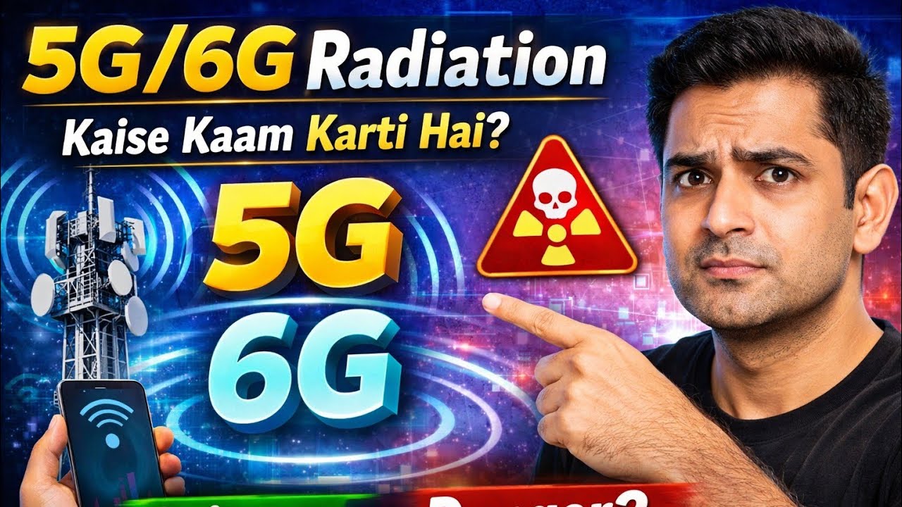 5G/6G Radiation Kaise Kaam Karta Hai?😱How Does 5G/6G Radiation Actually Work?