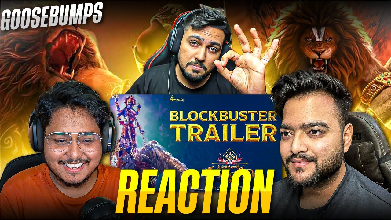 Mahavatar Narsimha Blockbuster Trailer Reaction - Hindi | Ashwin Kumar | Hombale Films| Desi Bros TV