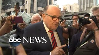 Rudy Giuliani testifies in Georgia grand jury investigation of election interference