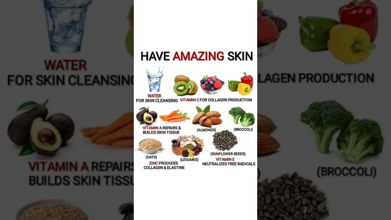 Vitamins & Clear, glowing SKIN 