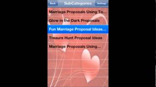 will you marry me?! app screenshot 2