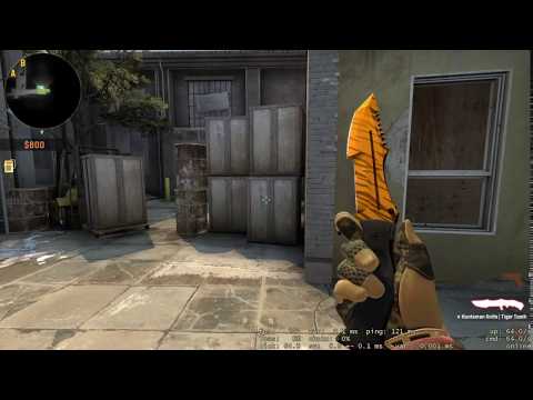 CS:GO - Huntsman Knife | Tiger Tooth (Factory New) Showcase