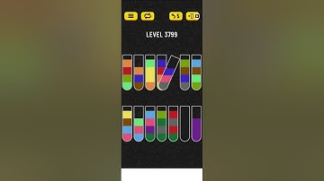 water sort puzzle level 3799