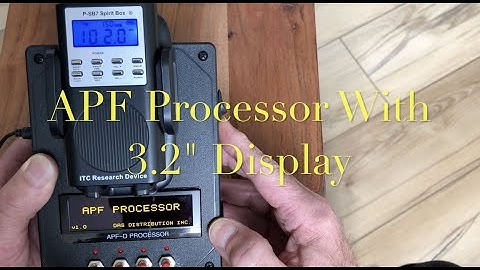APF-D Processor Audio Test