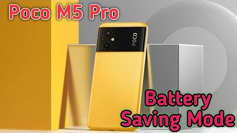 How to enable battery saving mode in Poco M5 Pro, power saving mode enable