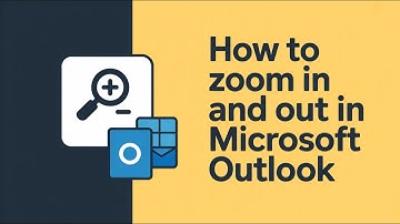 How to Zoom In and Out In Microsoft Outlook Tutorial [ GUIDE]