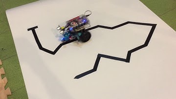 Line following with two IR sensors