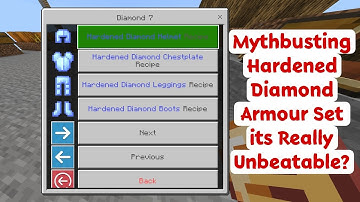 Mythbusting Hardened Diamond Armor Set in CraftersMC | Is It Really Unbeatable?