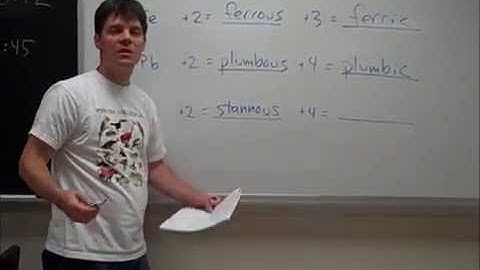 Using the Latin Naming System - Mr Pauller