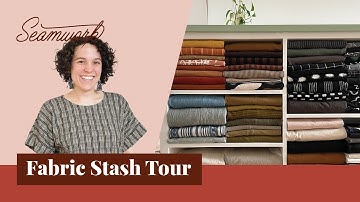 Fabric Stash Tour: Sienna shares organizing tips & favorite fabrics
