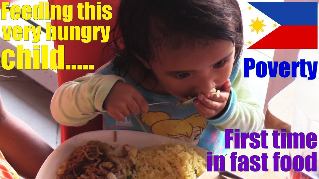 Please Someone Feed this Hungry Child. Feeding Hungry Filipino Children
