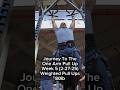 Journey to the One Arm Pull Up (Week 5) 8-27-25 #pullup #pullups #pullupprogress