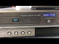Samsung DVD-V2000 DVD VCR Combo Complete Test