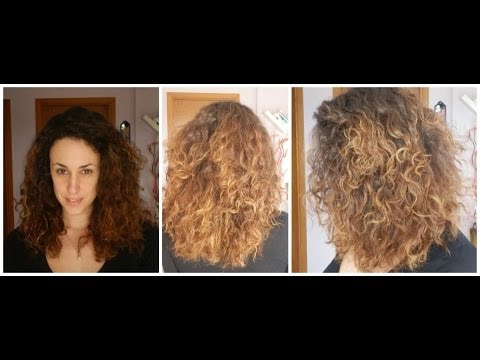 Shatush Fai Da Te Capelli Lisci E Ricci Tutorial Applicazione Review Youtube