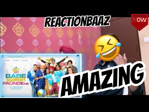 Reaction on Babe Bhangra Paunde Ne (Official Trailer) Diljit Dosanjh, Sargun Mehta, Sohail Ahmed