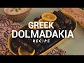 Delicious Dolmadakia Recipe: Homemade Greek Stuffed Grape Leaves