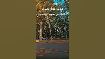 صوت جميل بصوت السديس سورة يوسف