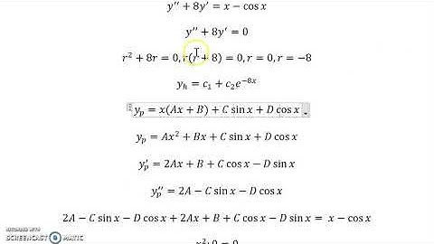 undetermined coefficients example 3