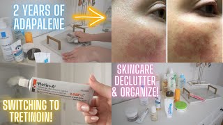 SKINCARE Tray Organization Switching From ADAPALENE to TRETINOIN What will I use Holy grails
