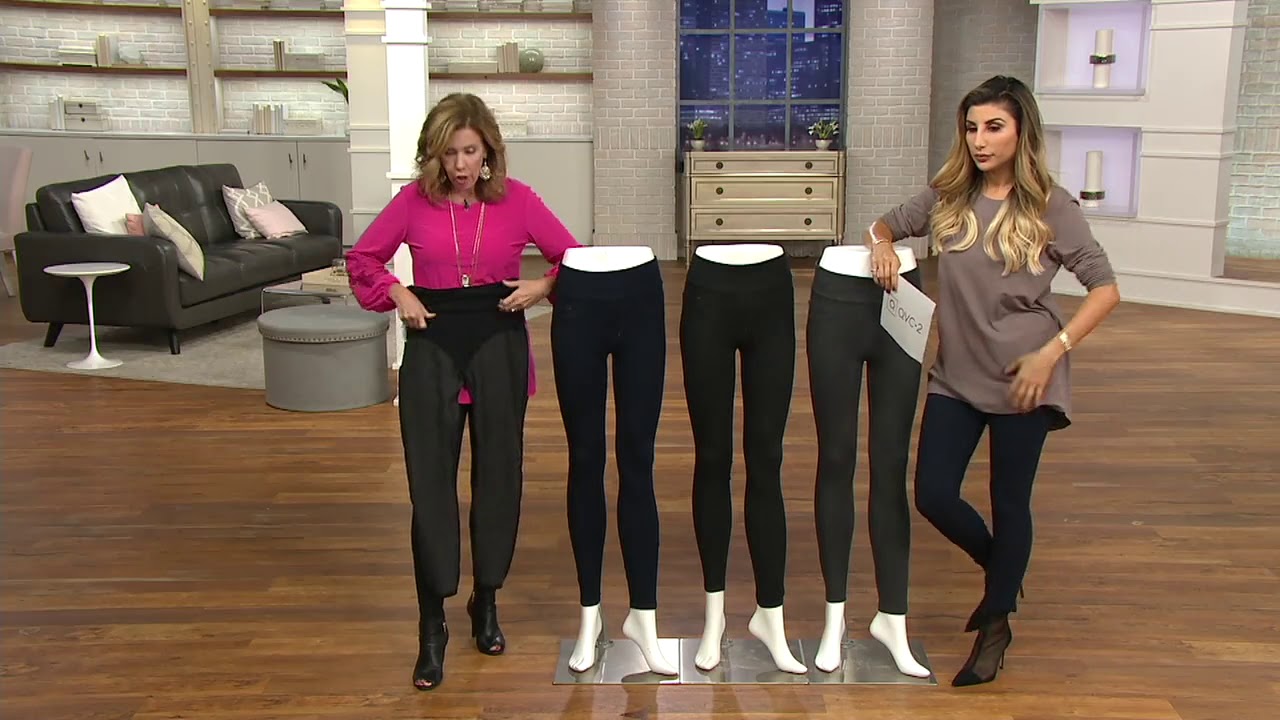 Spanx Jean-Look Ankle Length Leggings on QVC 