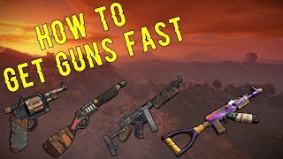 This video is about how to get guns in Rust fast. Remember that you can